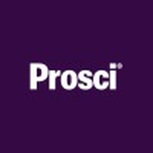 Certified Change Practitioner badge from Prosci